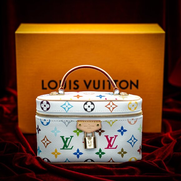 Louis Vuitton x Takashi Murakami Vanity Chain Pouch M13662 LV x TM BNIB - Picture 11 of 16
